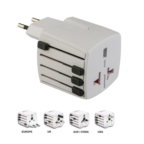 Adattatore Universale Compatto 10/16A 2P Polypool Adattatore Universale Compatto 10/16A 2P Polypool